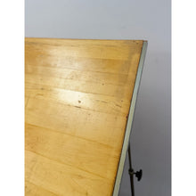 Load image into Gallery viewer, Vintage Drafting Table Mayline Pivot Tilt Blonde Wood Artist Architect MCM

