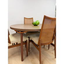 Load image into Gallery viewer, Kodawood Vintage Cane Back Dining Set Table Four Chairs MCM Dining Table
