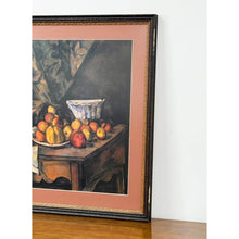 Load image into Gallery viewer, Vintage Paul Cezanne Matted Framed Large Print Still Life W/Apples and Peaches
