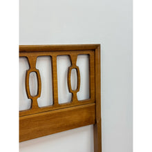 Load image into Gallery viewer, Vintage MCM Drexel Meridian King Headboard Collectible Walnut Bed Made from Twin
