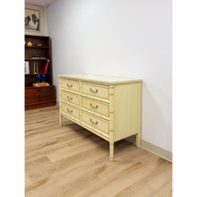 Load image into Gallery viewer, Henry Link Bali Hai Cream Faux Bamboo Six Drawer Dresser Hollywood Regency
