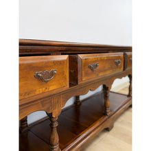 Load image into Gallery viewer, Theodore Alexander Georgian Console Buffet Three Drawer Designer Storage 78"
