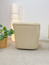 Load image into Gallery viewer, Pair of Postmodern Leather Swivel Gliders
