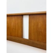 Load image into Gallery viewer, United Furniture MCM Solid Walnut Queen Headboard Vintage Solid Wood Piece
