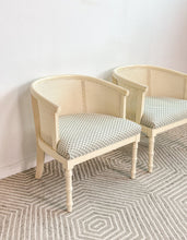 Load image into Gallery viewer, Pair of Faux Bamboo Armchairs
