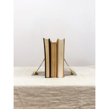 Load image into Gallery viewer, Vintage Mid-Century Modern Brass Racket Bookends MCM Style Art Deco
