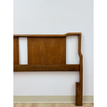 Load image into Gallery viewer, United Furniture MCM Solid Walnut Queen Headboard Vintage Solid Wood Piece
