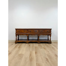 Load image into Gallery viewer, Theodore Alexander Georgian Console Buffet Three Drawer Designer Storage 78"
