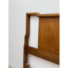 Load image into Gallery viewer, United Furniture MCM Solid Walnut Queen Headboard Vintage Solid Wood Piece
