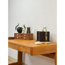 Load image into Gallery viewer, Vintage Handmade Organic Modern Pine Plywood Desk, Lou Hodges Style MCM
