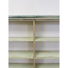 Load image into Gallery viewer, Handmade Seafoam Coastal Wood Shelf Weathered Vintage Display Storage 10 Shelves
