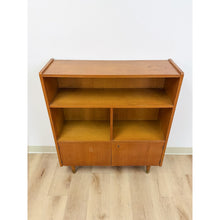 Load image into Gallery viewer, MCM Bookshelf Storage Cabinet Combo Vintage Mid-Century Modern Wood Bookshelf
