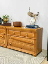 Load image into Gallery viewer, Pair of Solid Pine Dressers
