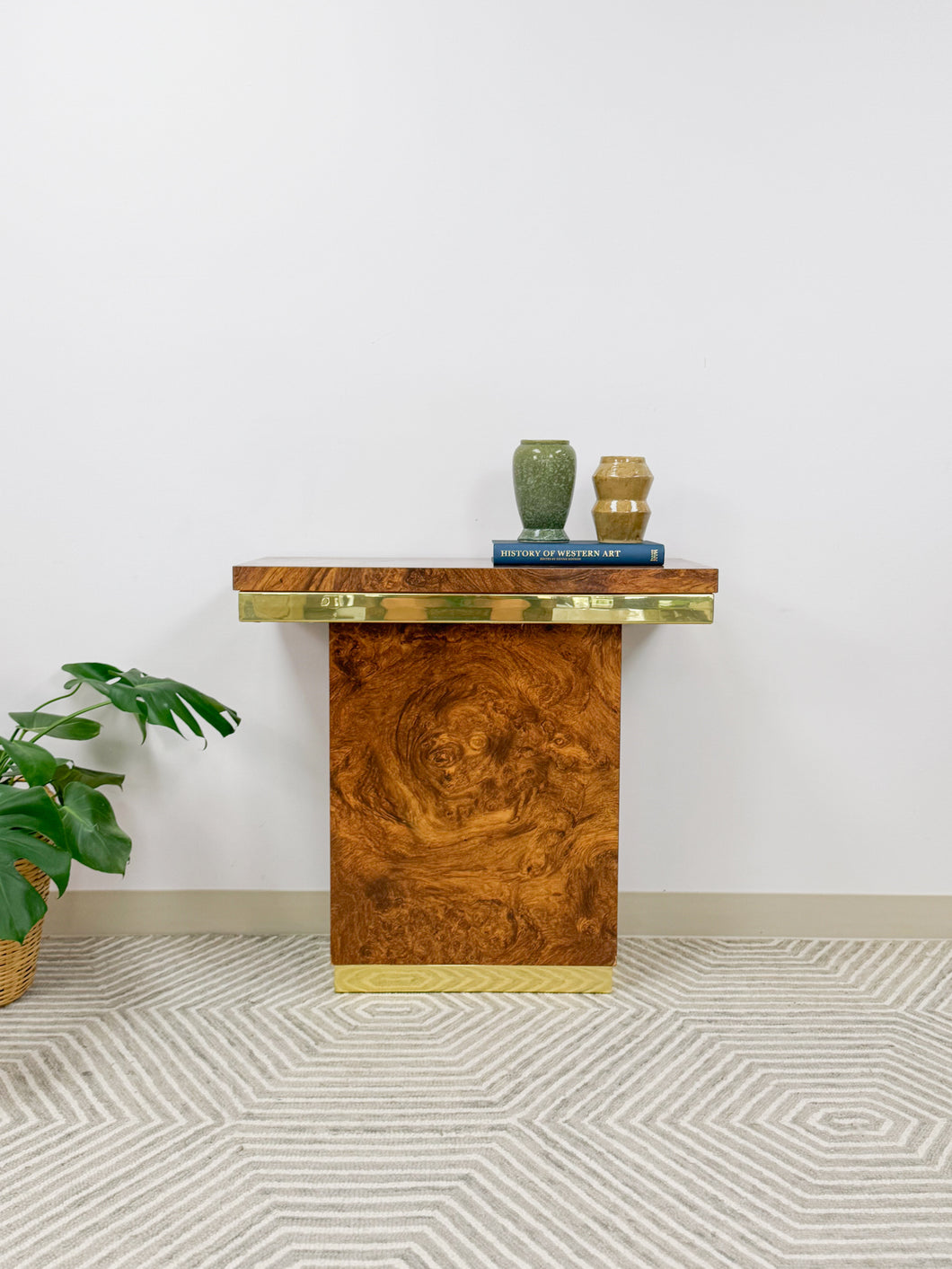 Milo Baughman Style Entry Table
