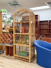 Load image into Gallery viewer, Large Arched Wicker Rattan Shelf
