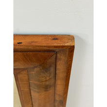 Load image into Gallery viewer, Vintage MCM Walnut Burlwood Tiger Oak Wall Mirror Antique Frame Hanging Mirror
