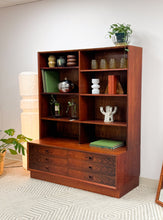 Load image into Gallery viewer, Danish Mid Century Modern Rosewood Shelf unit
