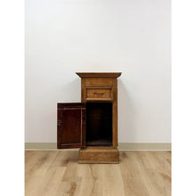 Load image into Gallery viewer, Antique Pedestal Primitive Rustic Provincial European Wood Display Stand
