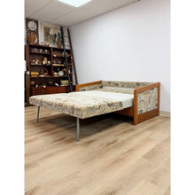 Load image into Gallery viewer, Vintage Sleeper Sofa Hestbæk Danish MCM Teak Convertible Daybed Pullout Couch
