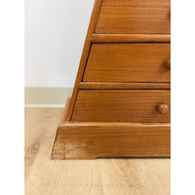 Load image into Gallery viewer, Rare MCM Teak Pyramid Apothecary Cabinet Vintage Danish Modern Traigular Storage
