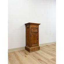 Load image into Gallery viewer, Antique Pedestal Primitive Rustic Provincial European Wood Display Stand
