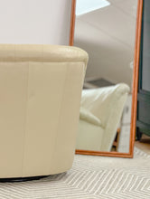Load image into Gallery viewer, Pair of Postmodern Leather Swivel Gliders
