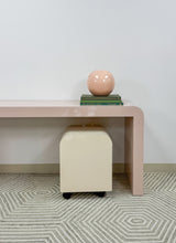 Load image into Gallery viewer, Postmodern Pink Waterfall Console Table
