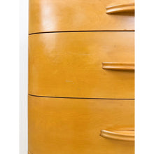 Load image into Gallery viewer, Heywood Wakefield MCM Tallboy 5-Drawer Dresser Pre-WWII Vintage 32" Wide
