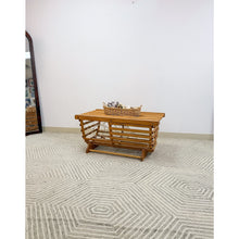 Load image into Gallery viewer, Faux Lobster Trap Coffee Table Nautical Coastal Rustic Accent Table
