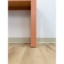 Load image into Gallery viewer, Vintage Salmon Laminate Narrow Console Sofa Table Postmodern Retro Slim
