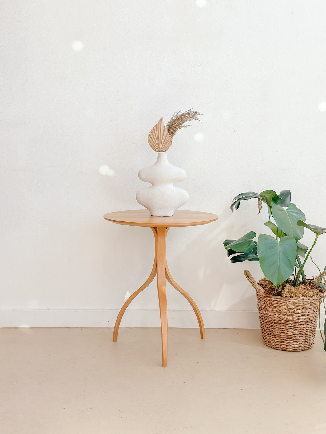 Modulus Bent Maple Side Table