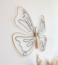 Load image into Gallery viewer, Woven Butterfly Wall Hanging
