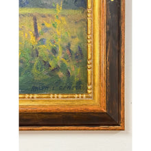 Load image into Gallery viewer, Impressionist Landscape Ralph L. Senecal Signed Oil Board Rural Road Framed
