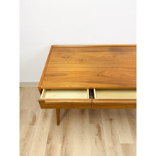 Load image into Gallery viewer, Crate and Barrel MCM Executive Desk Three Drawers Home Office Table
