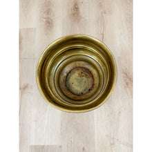 Load image into Gallery viewer, Large Vintage Brass Planter VaseMCM Hollywood Regency Coastal Eclectic
