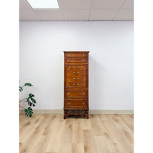 Load image into Gallery viewer, Ficks Reed Faux Bamboo Lingerie Chest Eight Drawers Brass Hollywood Regency
