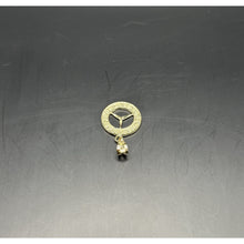 Load image into Gallery viewer, 14k Yellow Gold Mercedes Pendant 3.1 Grams Gold Jewelry
