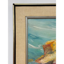 Load image into Gallery viewer, The Boatman Original Oil Painting Signed M.W. Picchi Couple Boat Nautical Art
