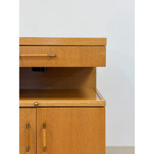 Load image into Gallery viewer, Stanley Buffet/Credenza Wine Rack w/ Lighted Bar MCM Entertainment Console

