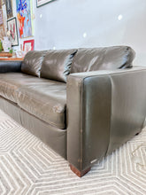 Load image into Gallery viewer, Genuine Leather Queen Sleeper Sofa
