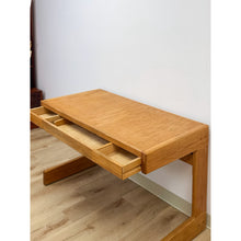 Load image into Gallery viewer, Vintage Handmade Organic Modern Pine Plywood Desk, Lou Hodges Style MCM
