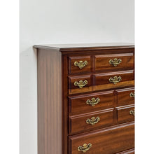 Load image into Gallery viewer, Vintage Tallboy Dresser American Drew Five Drawer Highboy Bedroom Chest
