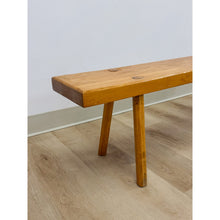 Load image into Gallery viewer, Hagerty Handmade Pine Bench Rustic Colonial Farmhouse Vintage Entryway Seating

