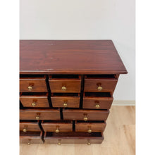 Load image into Gallery viewer, Vintage Apothecary Cabinet Handmade Nineteen Drawer Wood Storage Traditional
