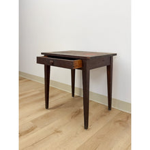 Load image into Gallery viewer, Antique Rustic Distressed Walnut End Table Vintage Accent Side Table
