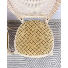 Load image into Gallery viewer, Set of 6 Vintage Cane Dining Chairs Coastal Chic w/ Captains Chairs Hollywood
