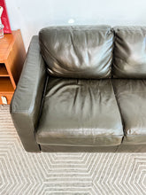 Load image into Gallery viewer, Genuine Leather Queen Sleeper Sofa
