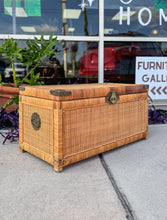 Load image into Gallery viewer, Vintage Woven Trunk
