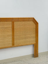 Load image into Gallery viewer, Queen Bamboo and Wicker Headboard
