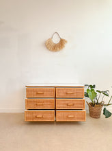 Load image into Gallery viewer, Woven Front Laminate Dresser
